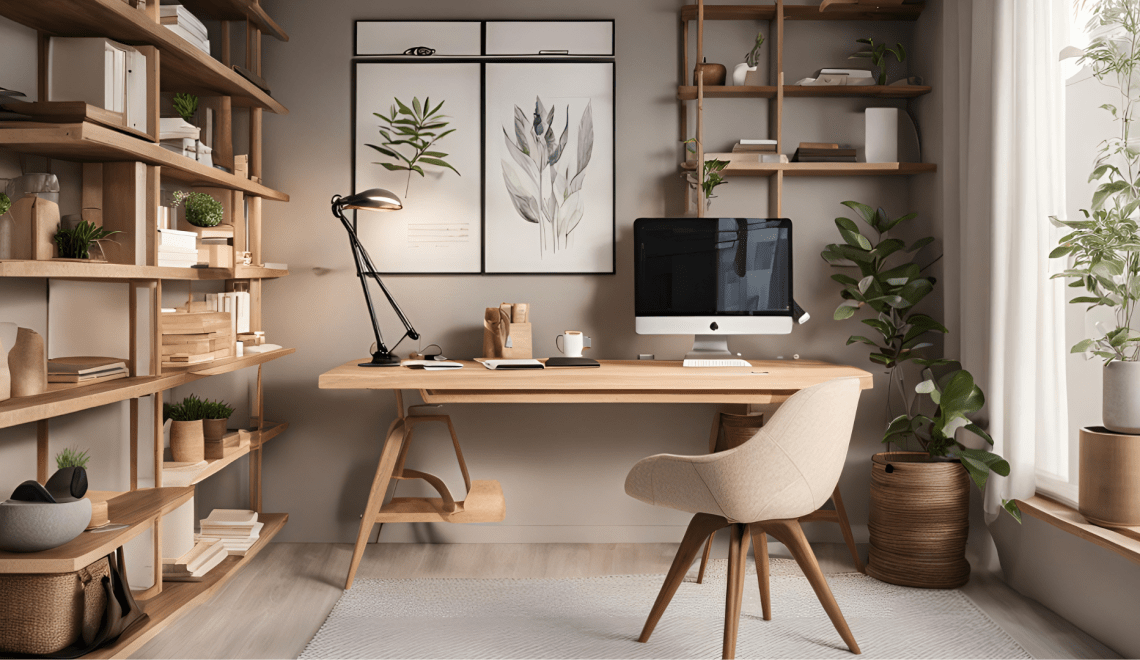 Creating a stylish home office for working parents