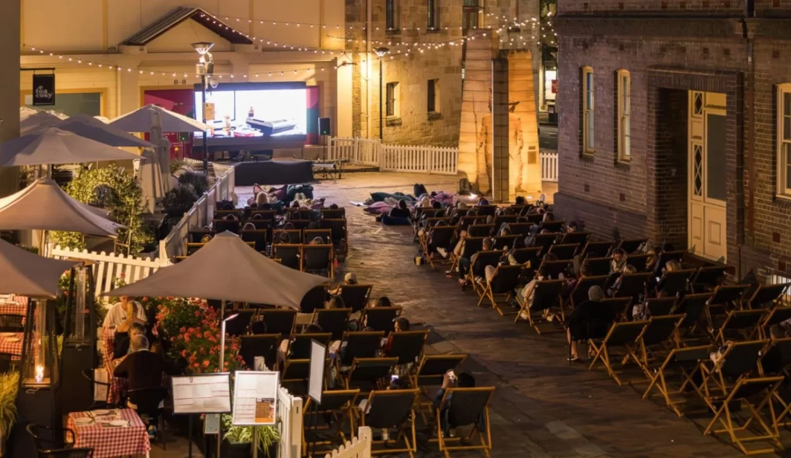 Experience Outdoor Movie Magic at The Rocks Laneway Cinema!