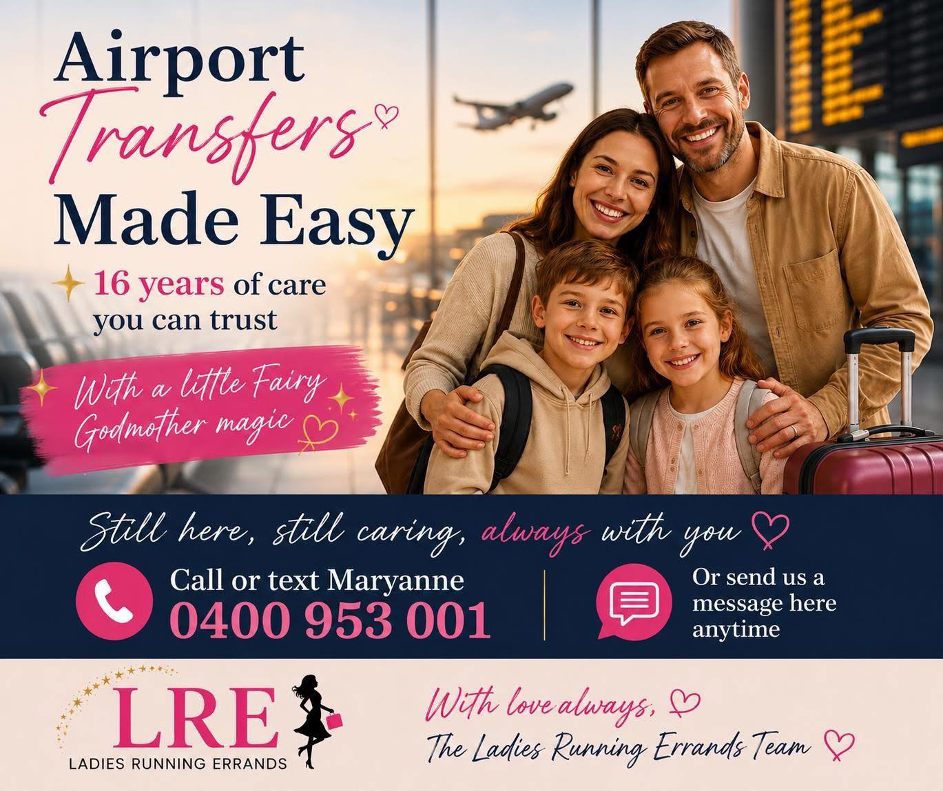Ladies Running Errands – THE EXTRA FAMILY MEMBER EVERYONE WANTS!
