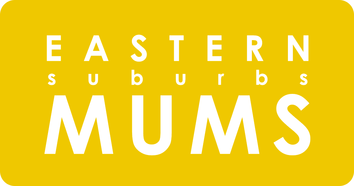 Eastern Suburbs Mums gold logo stacked