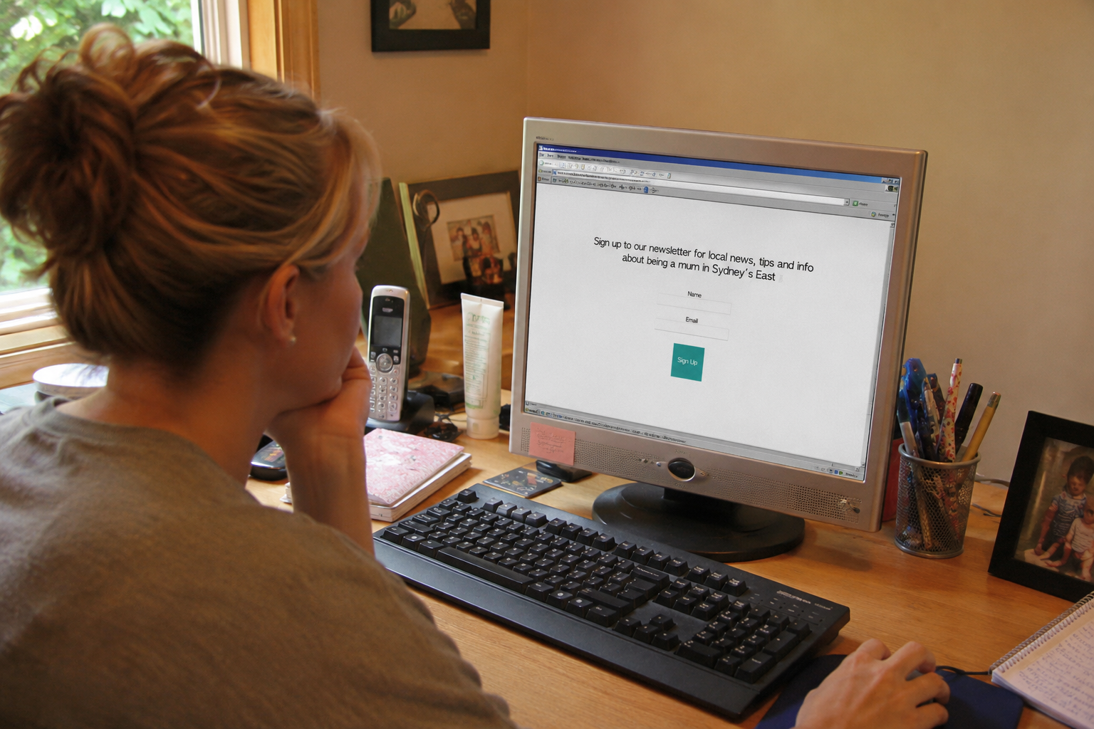 Eastern Suburbs Mums website in 2014 The very first Eastern Suburbs Mums website in 2014 was a simple newsletter sign up page
