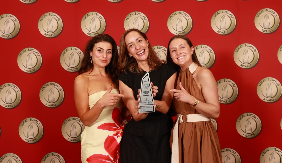 Jade Walker & Co Celebrates Major Win at the 2026 City Suburbs Local Business Awards