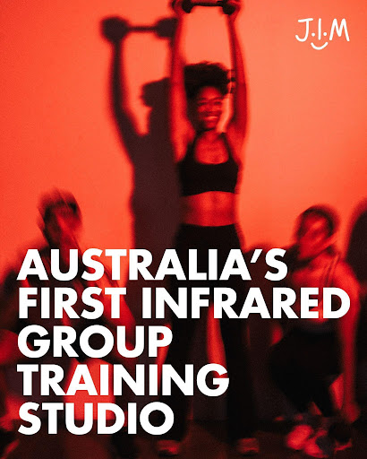Member training in the warm 40 degree J.I.M infrared studio, Paddington