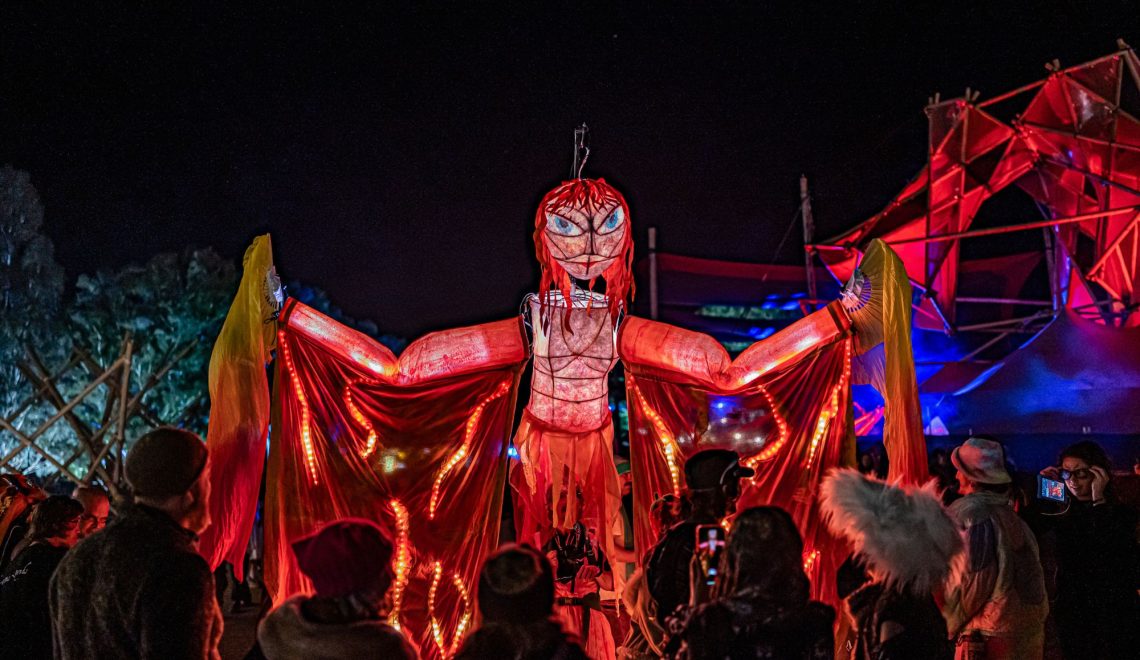 Light Up Bondi Festival at the Free Spark Workshop & Fire Spirit Parade