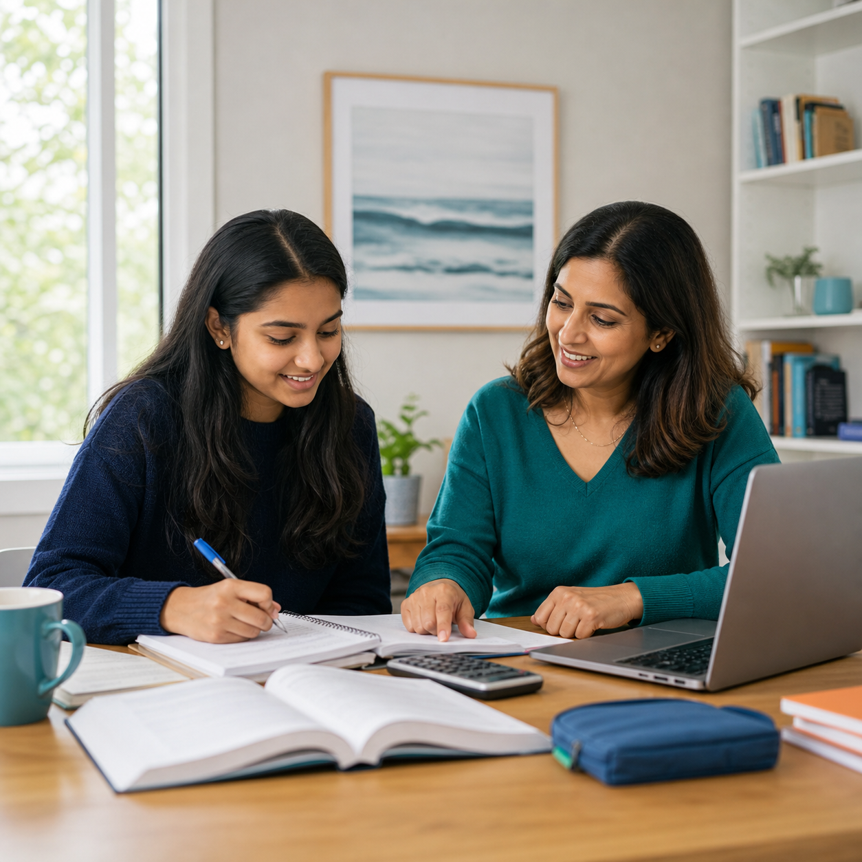 HSC student working with an experienced local tutor
