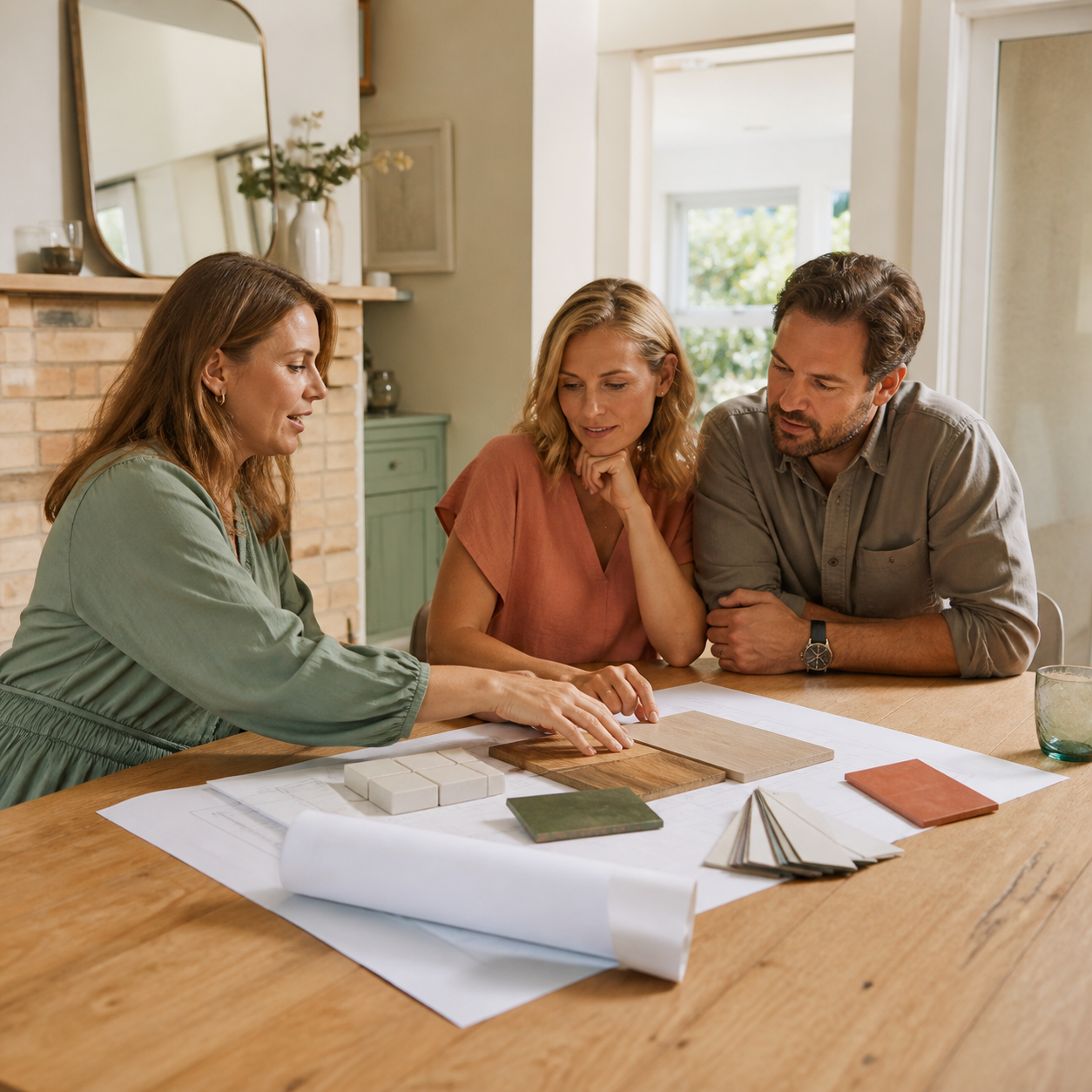 Family planning an Eastern Suburbs home renovation with a local property specialist