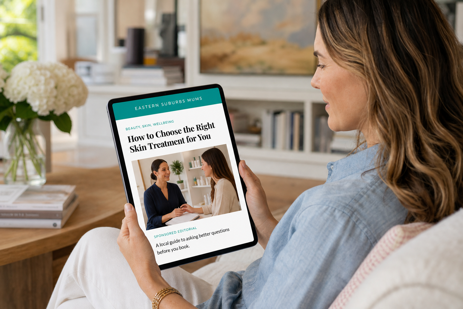 Sponsored Eastern Suburbs Mums editorial about choosing a local skin treatment