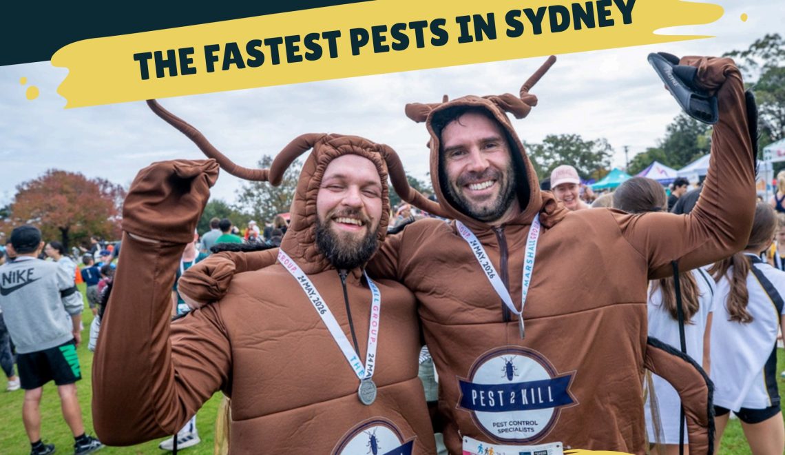 Pest2Kill’s Racing Roaches Are Taking on City2Surf – Celebrate with a $250 Lululemon Giveaway!