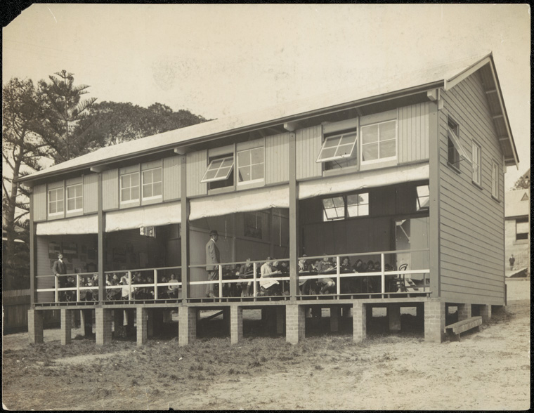Coogee Public School pavilion classroom in 1913