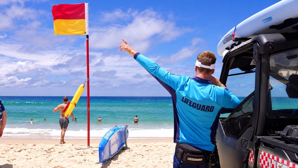 Lifeguards Now on Duty from 6am