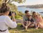 Family photographer taking a portrait of a family in Sydney’s Eastern Suburbs
